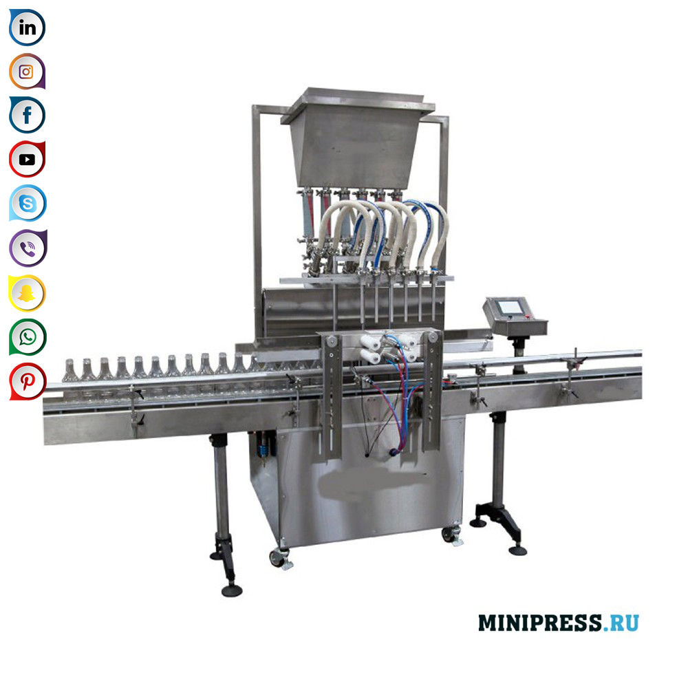 Mga awtomatikong kagamitan para sa pag-pack ng mga viscous na sangkap