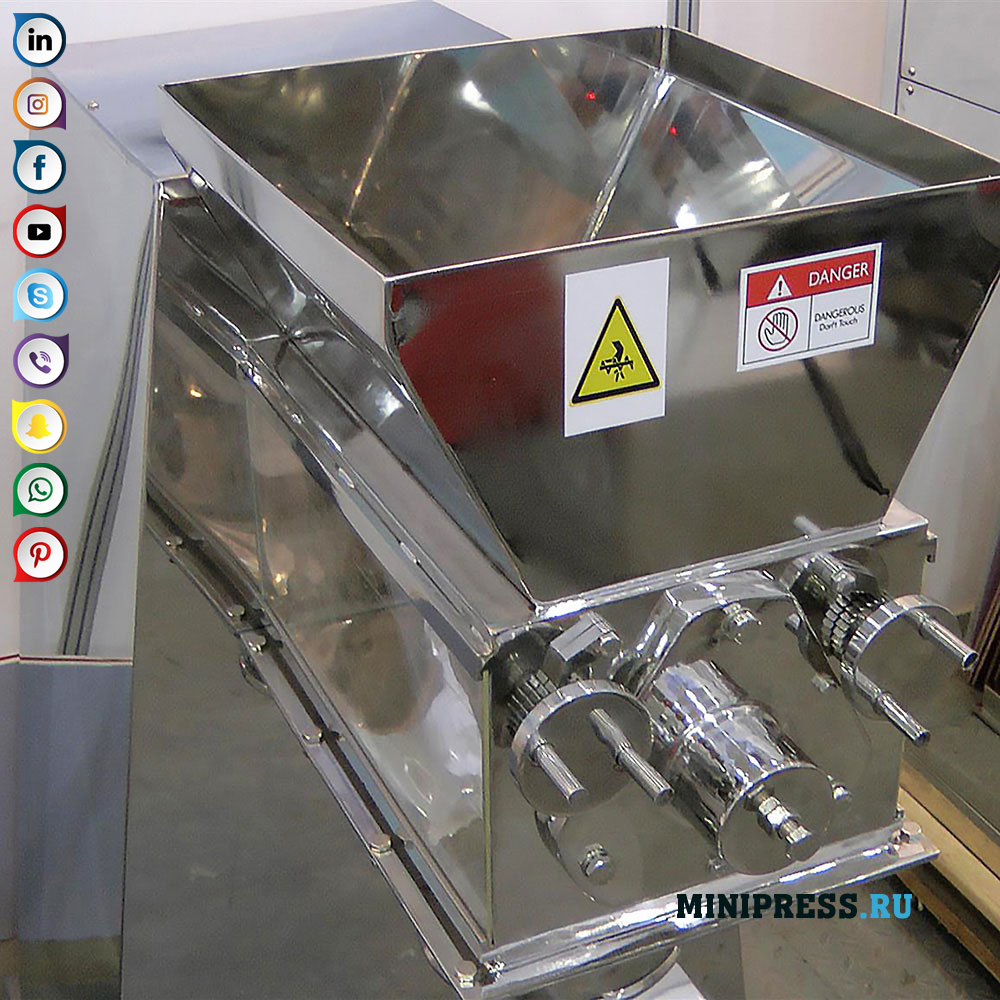 Granulator para sa tuyo at basa na butil ng pulbos