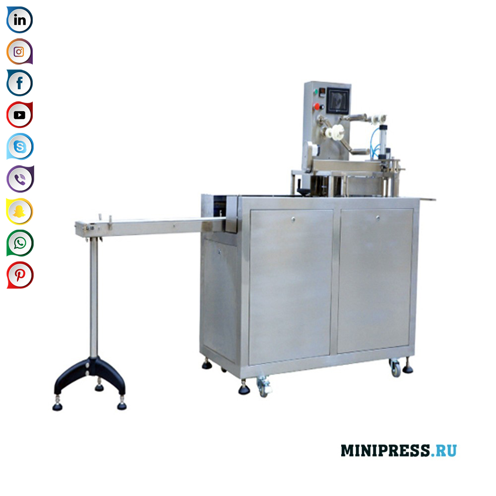 Vertical machine na cellophane