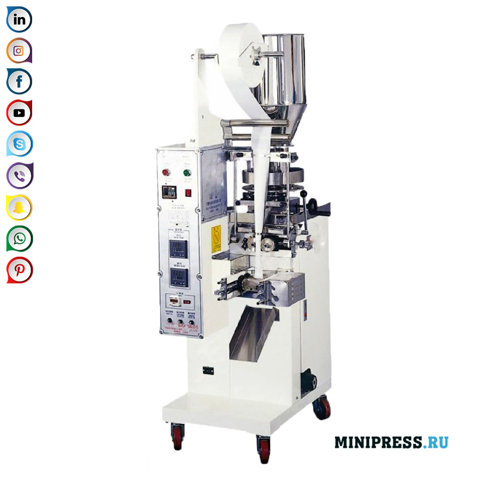 อุปกรณ์สำหรับบรรจุชาในถุงสองห้อง