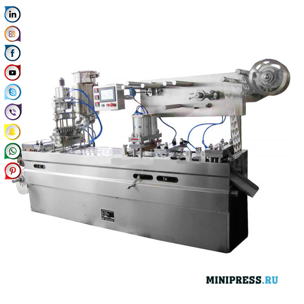 Kabarcıklarda kan kurdu doldurma ve paketleme için donatım