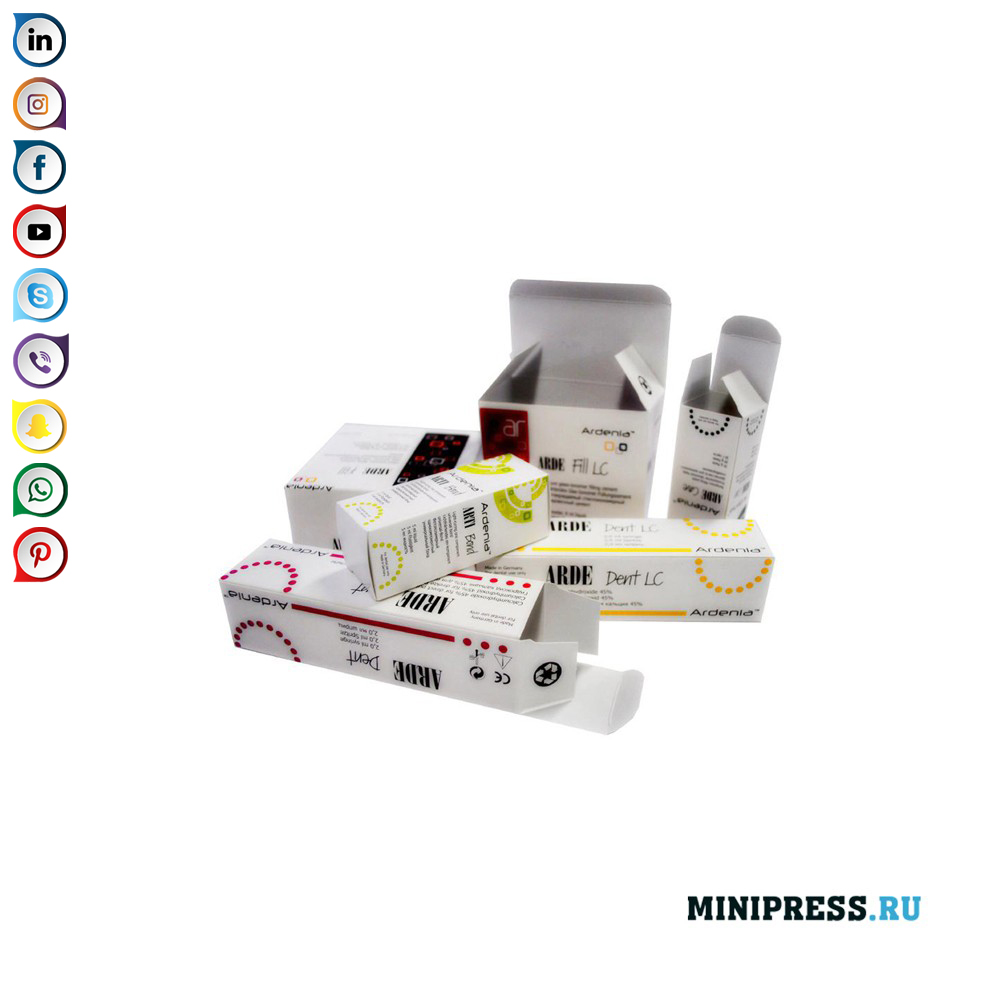 Tıbbi ürünler için karton kutular