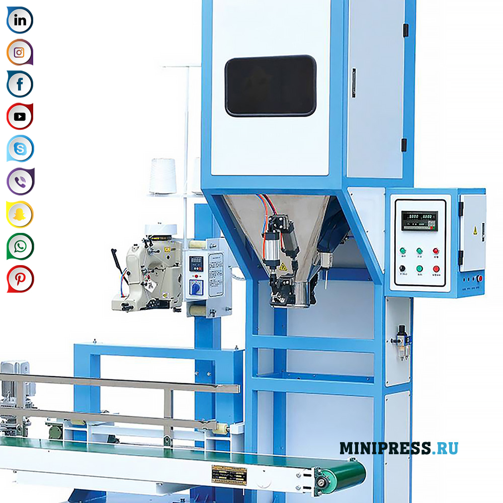 Thiết bị để điền và đóng gói trong túi giấy của bất kỳ sản phẩm