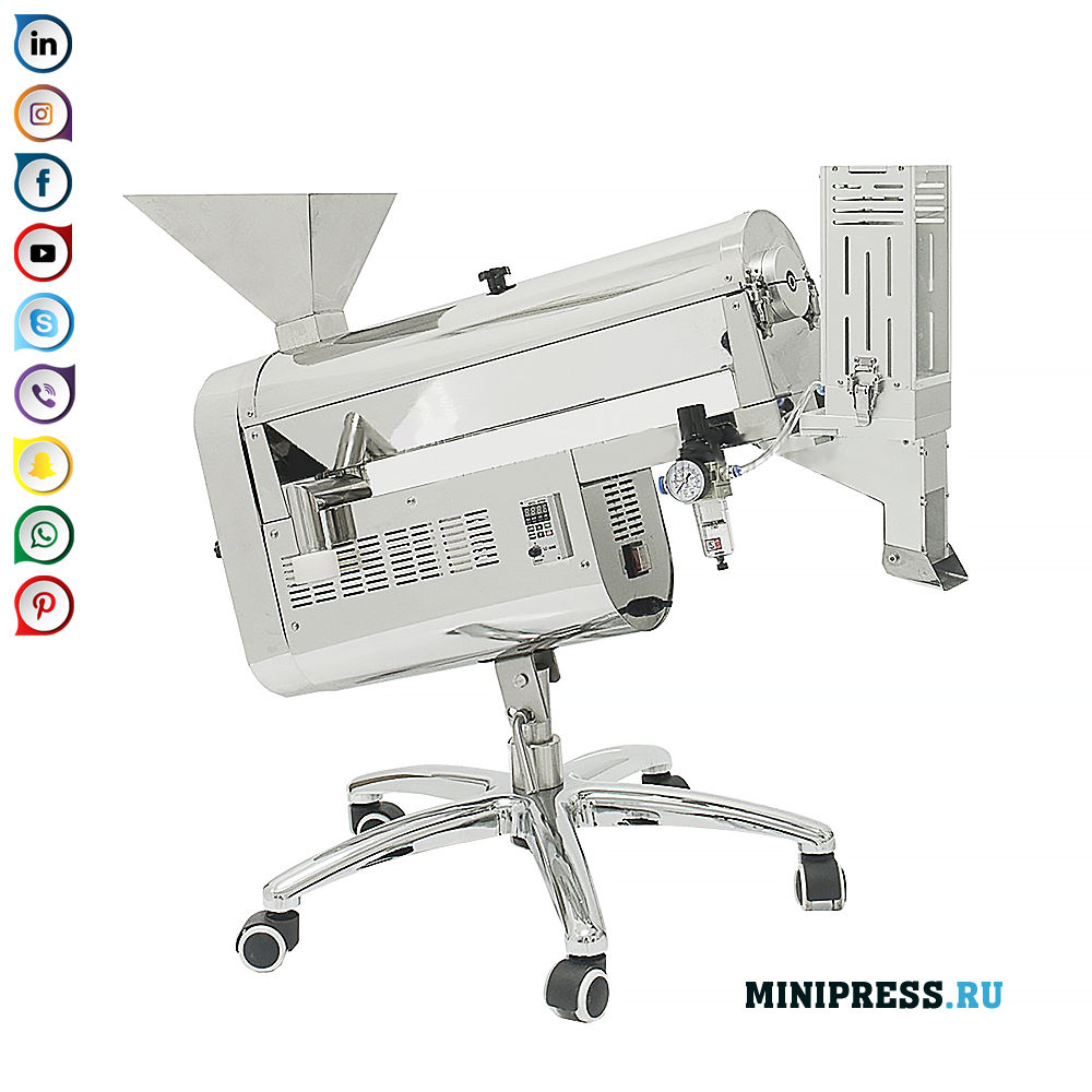 Thiết bị đánh bóng và loại bỏ bụi từ viên nang gelatin cứng