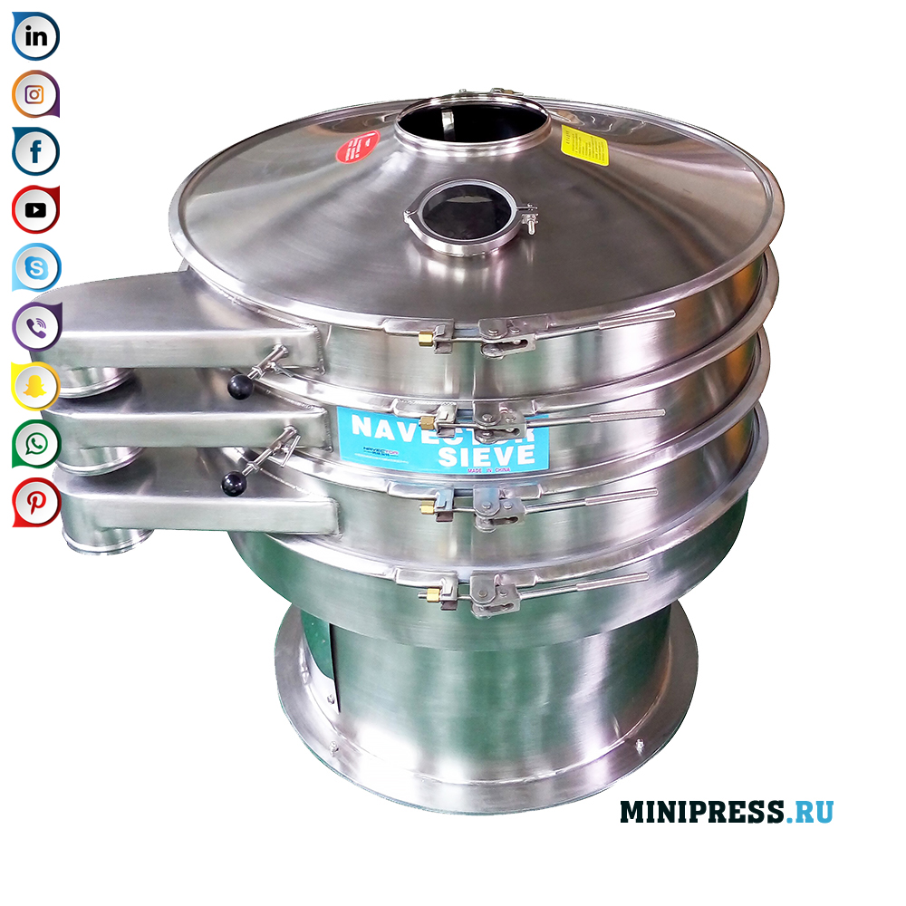 Màn hình rung để phân đoạn thực phẩm và dược phẩm