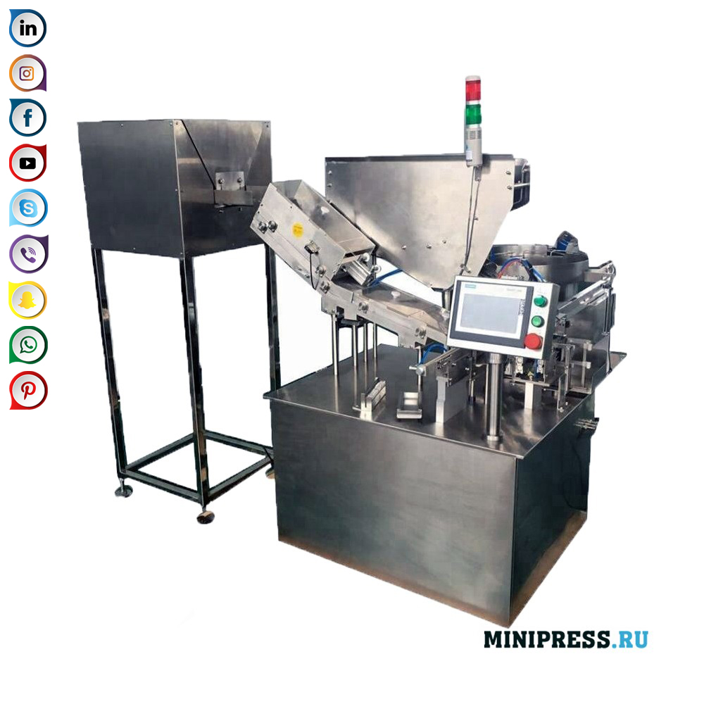 Thiết bị đóng gói máy tính bảng vào ống nhựa