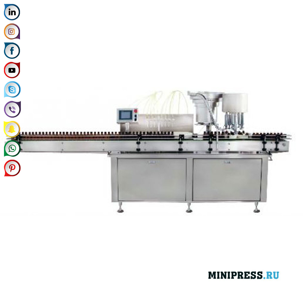 Đổ đầy và đóng nắp thiết bị trong 8 luồng