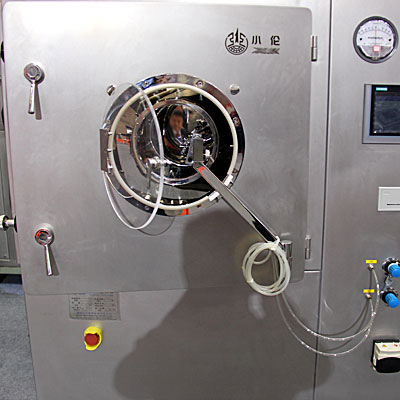 Farmaceutisk beläggningsenhet, droppar, pellete, en bestrykningsmaskin www.Minipress.ru